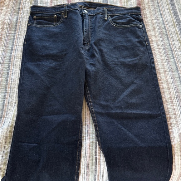 Men’s Levis 502 Dark Blue Straight Jeans - Picture 4 of 4